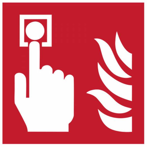 Cartello pulsante allarme antincendio - cod. art. FSC100100F005 - FSC100100F005